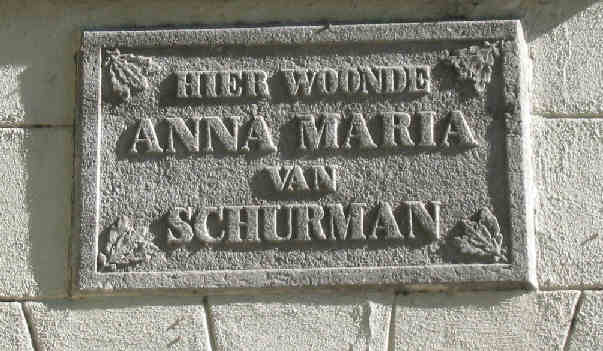 Schurman plaque - Utrecht